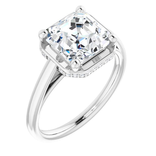 Asscher Ring Mounting