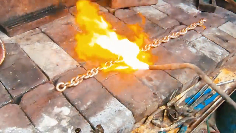 gold chain annealed