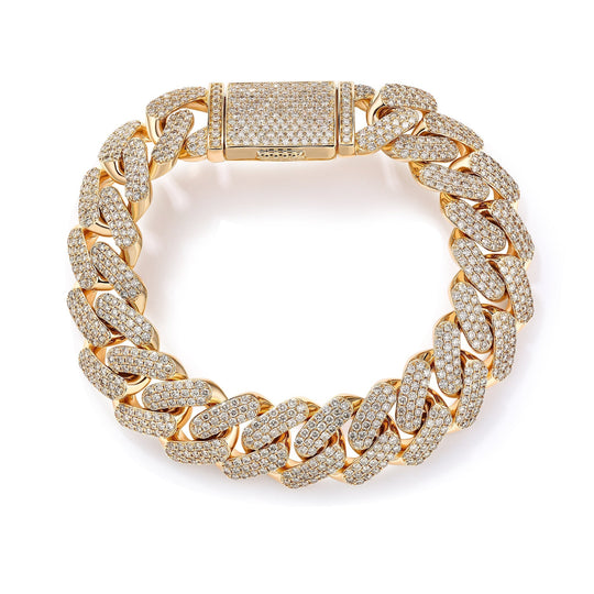 16mm Iced Out Cuban Bracelet