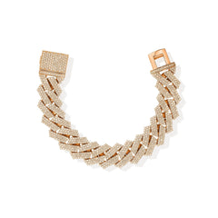 21mm Iced Out Miami Cuban Bracelet