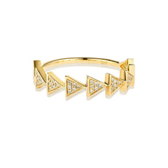 Edgy Diamond Ring