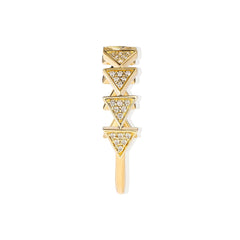 Edgy Diamond Ring