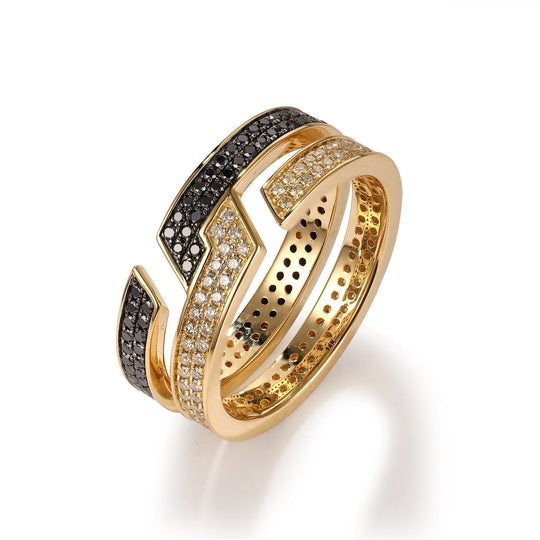 Eclipse Edge Diamond Ring