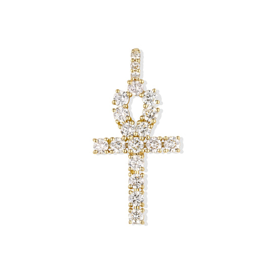 Ankh Diamond Pendant