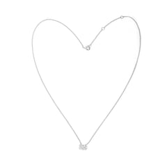 Baguette Heart Diamond Pendant