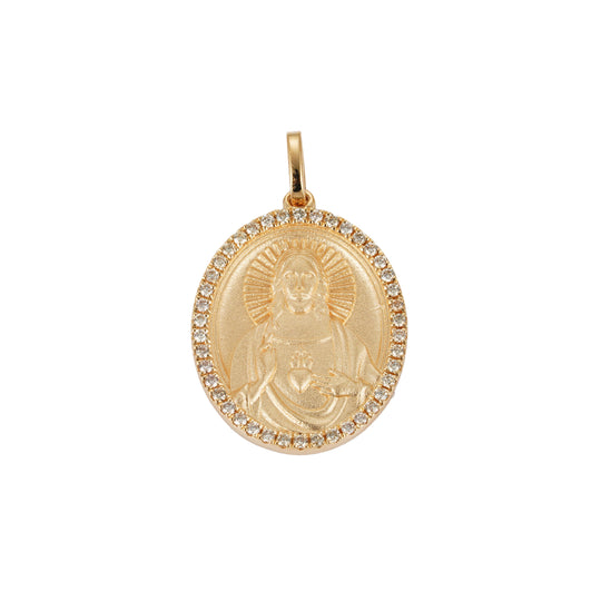 The Heart of Jesus Diamond Pendant