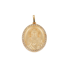 The Heart of Jesus Diamond Pendant