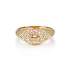Lips Diamond Ring