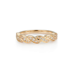 Oceanic Elegance Diamond Ring