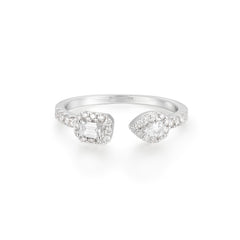 Fancy Tailed Diamond Ring