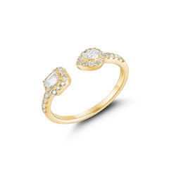 Fancy Tailed Diamond Ring